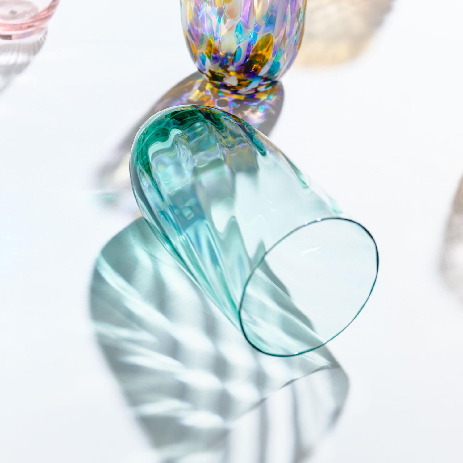 Swirl Long tumbler glas - Beryl green